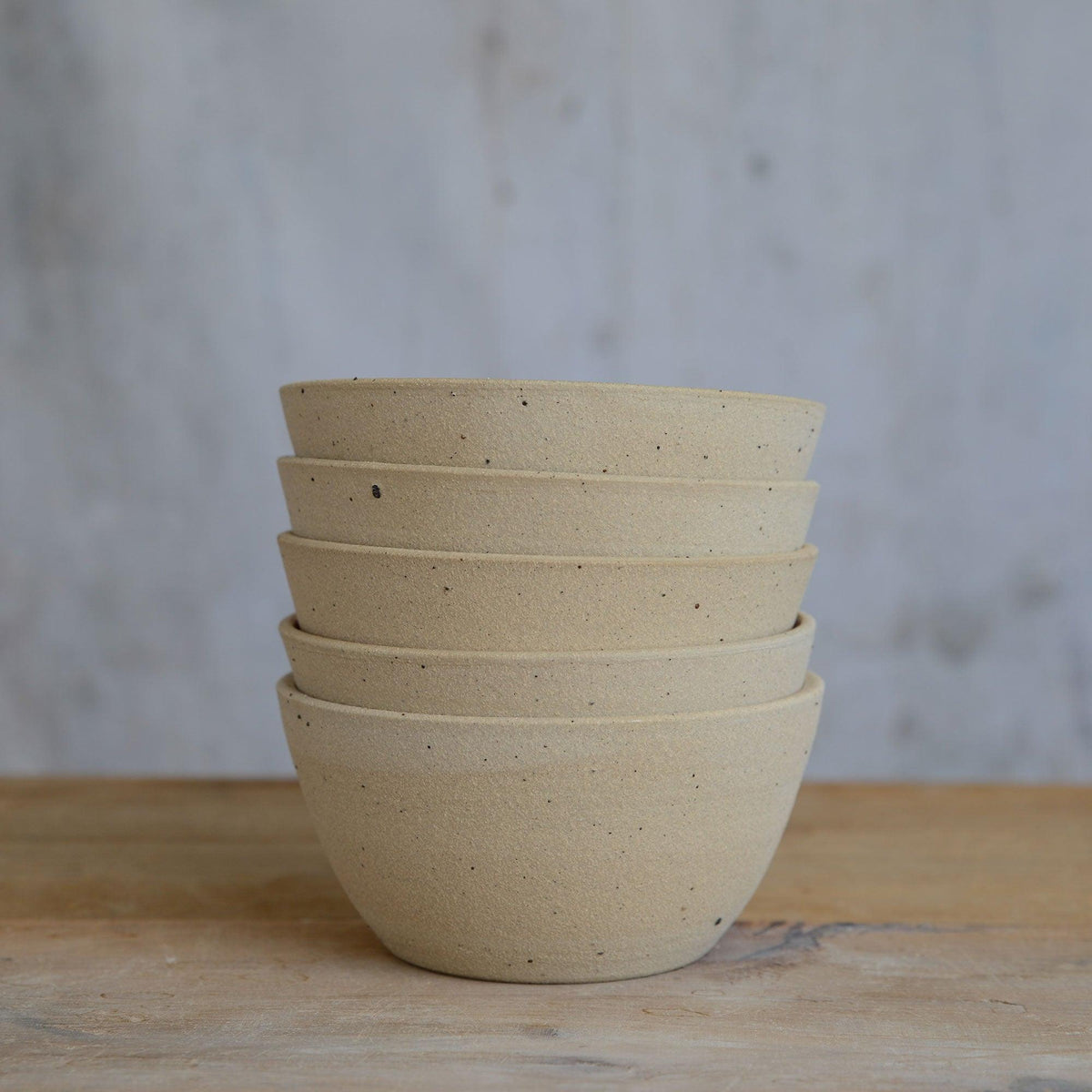 Pale Pink Cereal/Soup Bowl Stoneware