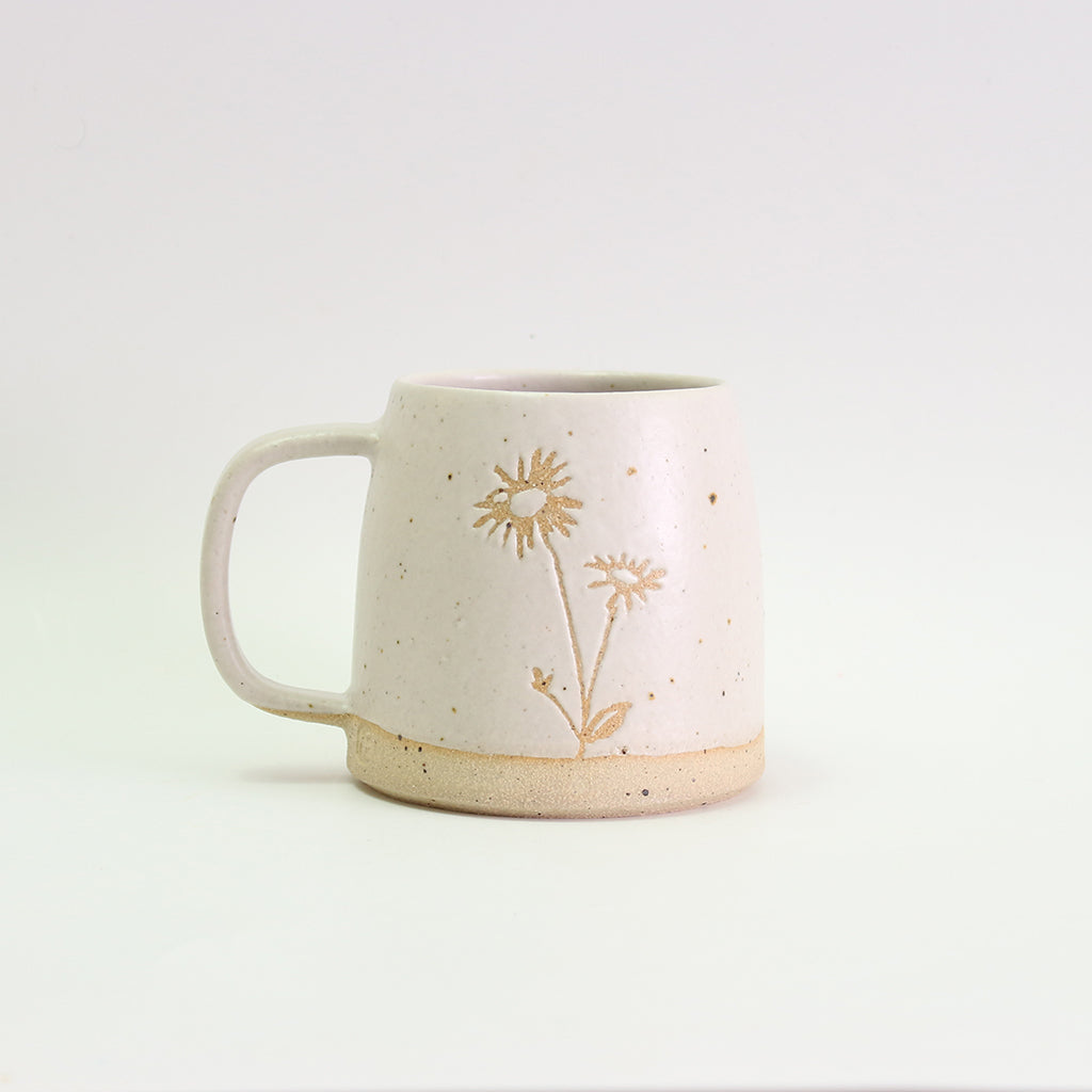 September Aster birth flower mug