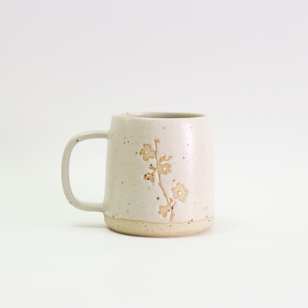 March Cherry Blossom birth flower mug