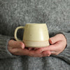 Light Yellow Small Stoneware Mug