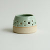 Mint Green Tealight Candle Holder Stone - Habulous