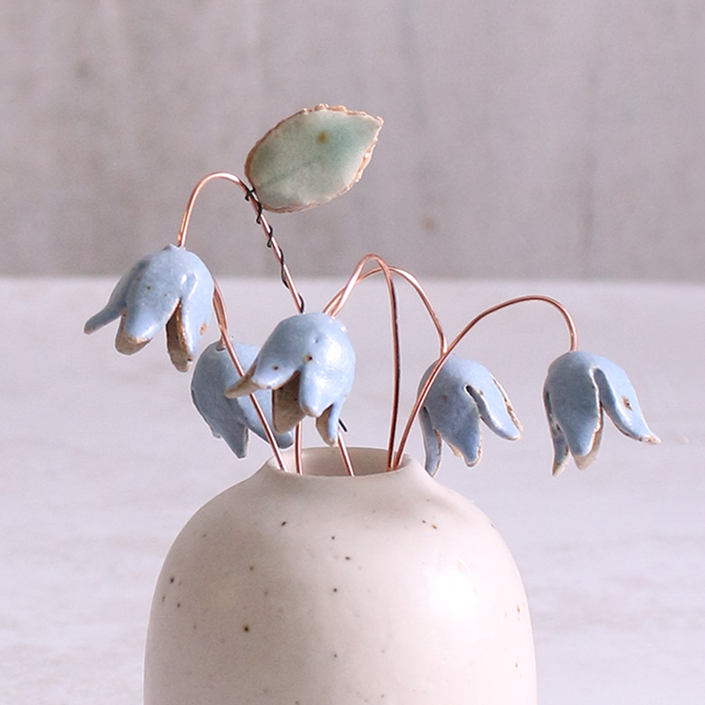 Bluebell Ceramic Flower Bouquet