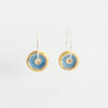 Blue Pool Sterling Silver Small Hoops - Habulous