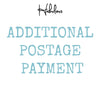 Additional Postage Payment - Habulous