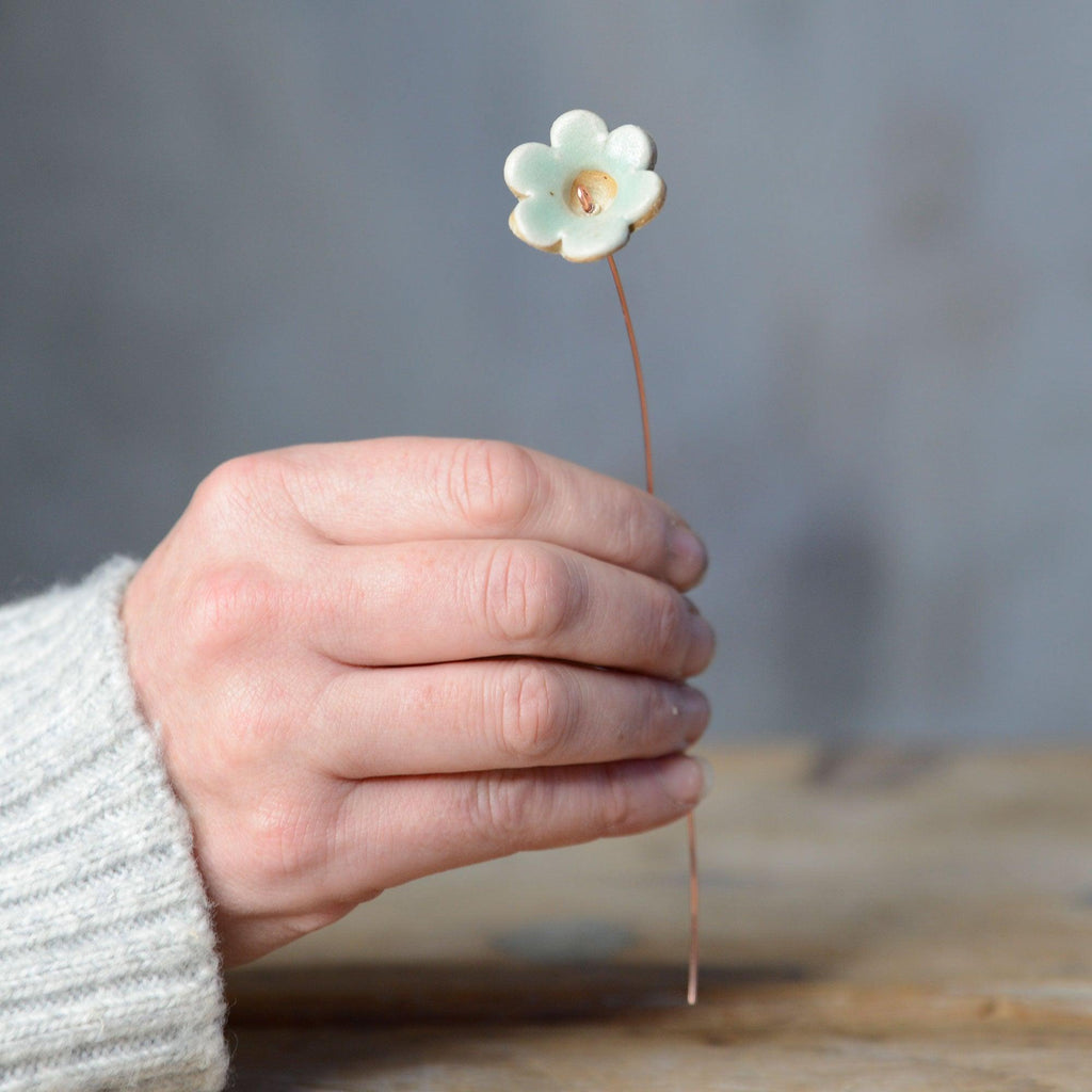 Flower Name Card Holder Wedding Favour Stone - Habulous